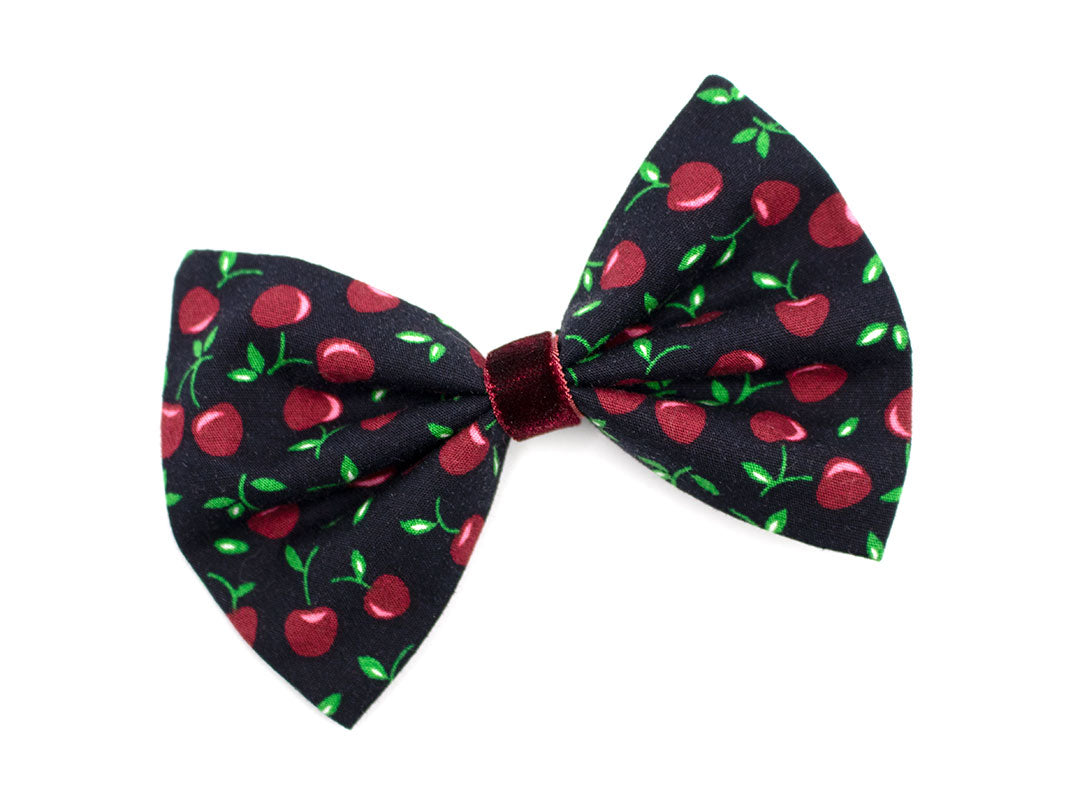 Haarschleife Haarclip KIRSCHEN Cherry - 5 Farben