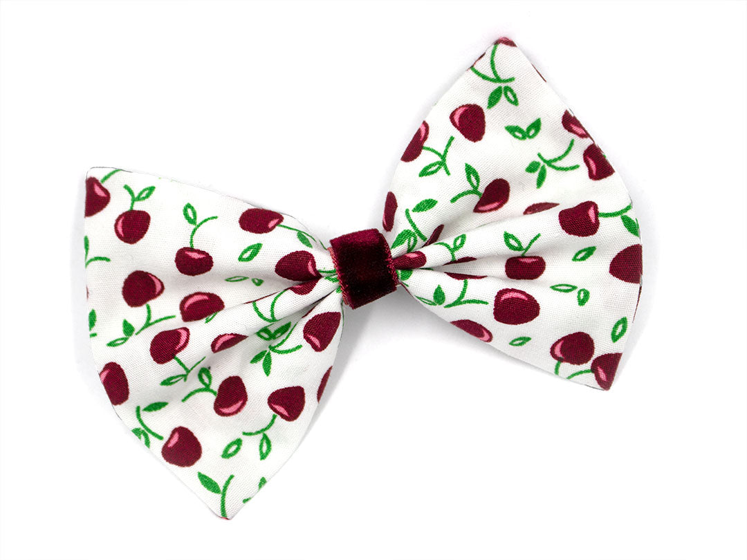 Haarschleife Haarclip KIRSCHEN Cherry - 5 Farben