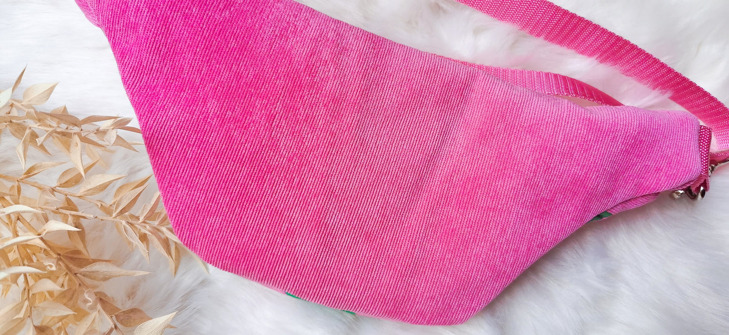 Bunte Bauchtasche Candy-Stripe Look Bag Bubblegum Streifen - 3 Farben