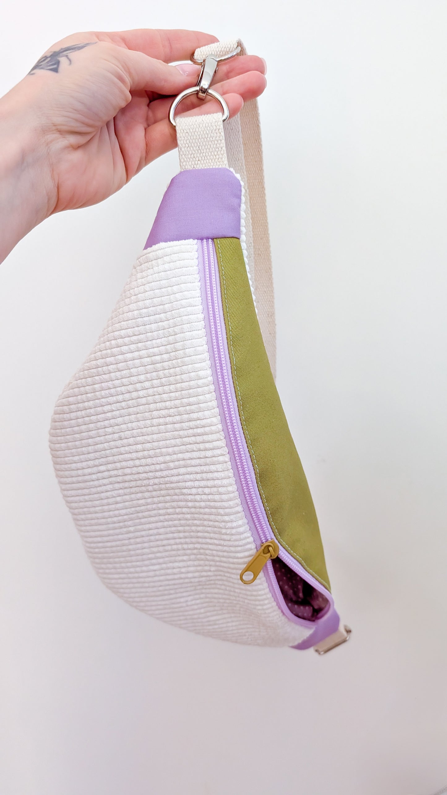 Colourblocking Hipbag Bauchtasche Cross Body Bag Pastell