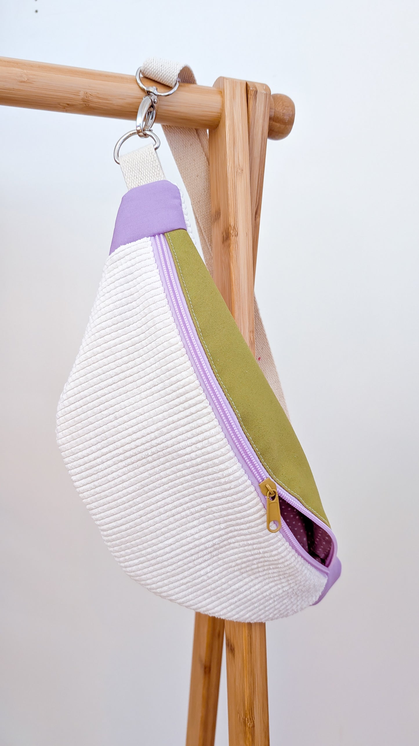 Colourblocking Hipbag Bauchtasche Cross Body Bag Pastell