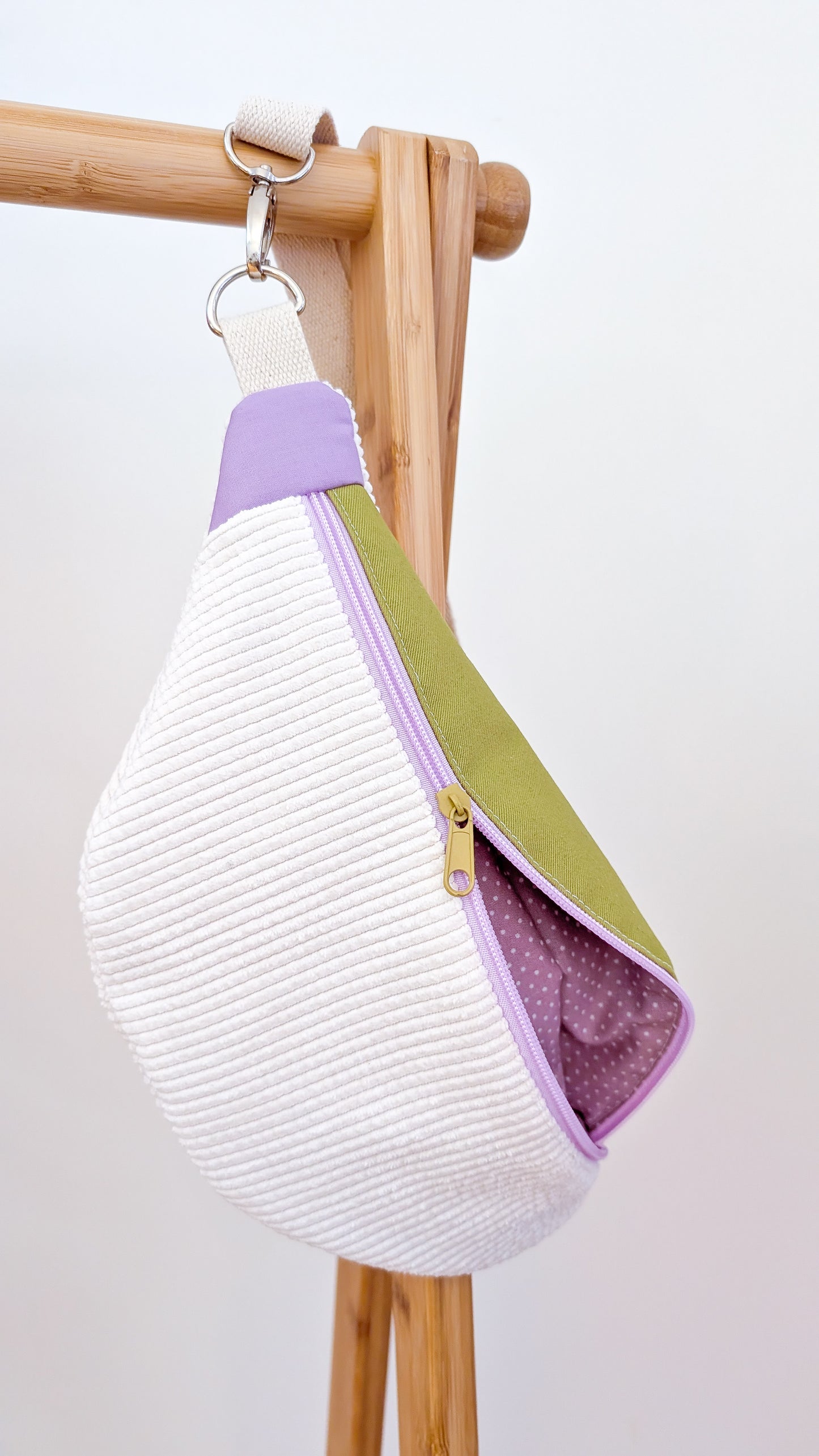 Colourblocking Hipbag Bauchtasche Cross Body Bag Pastell