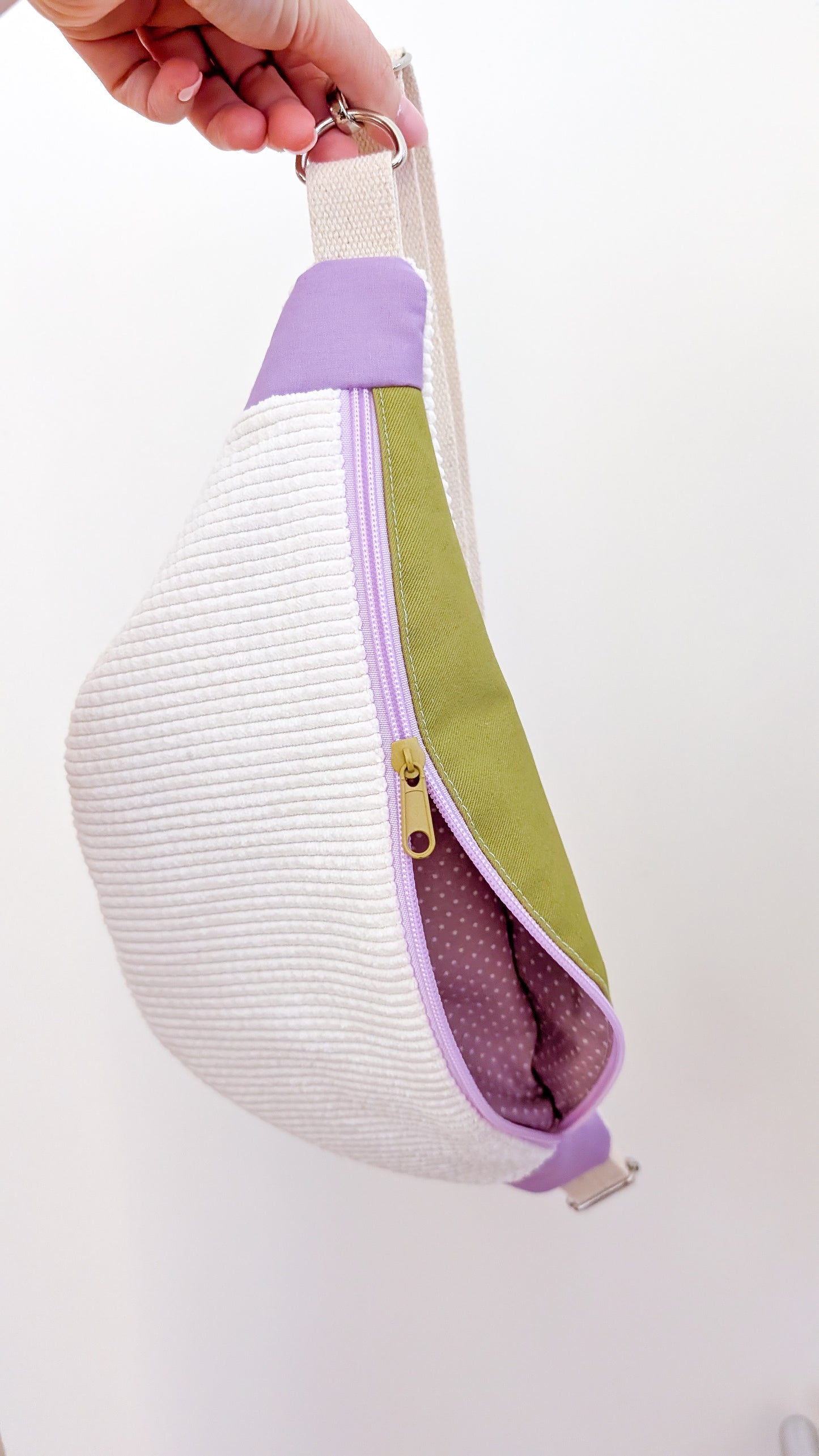 Colourblocking Hipbag Bauchtasche Cross Body Bag Pastell