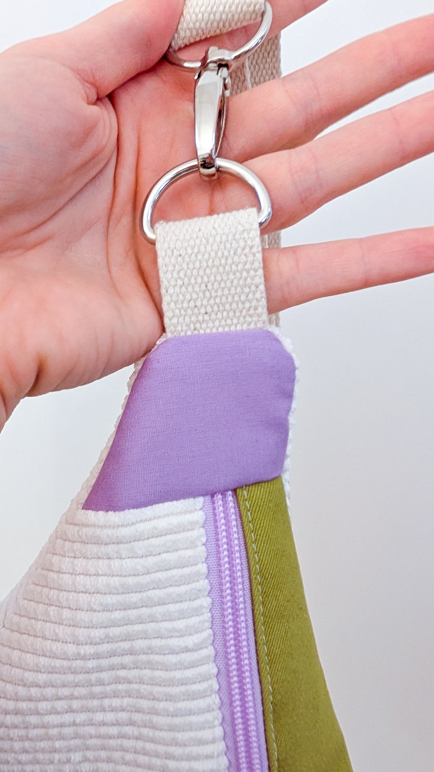 Colourblocking Hipbag Bauchtasche Cross Body Bag Pastell