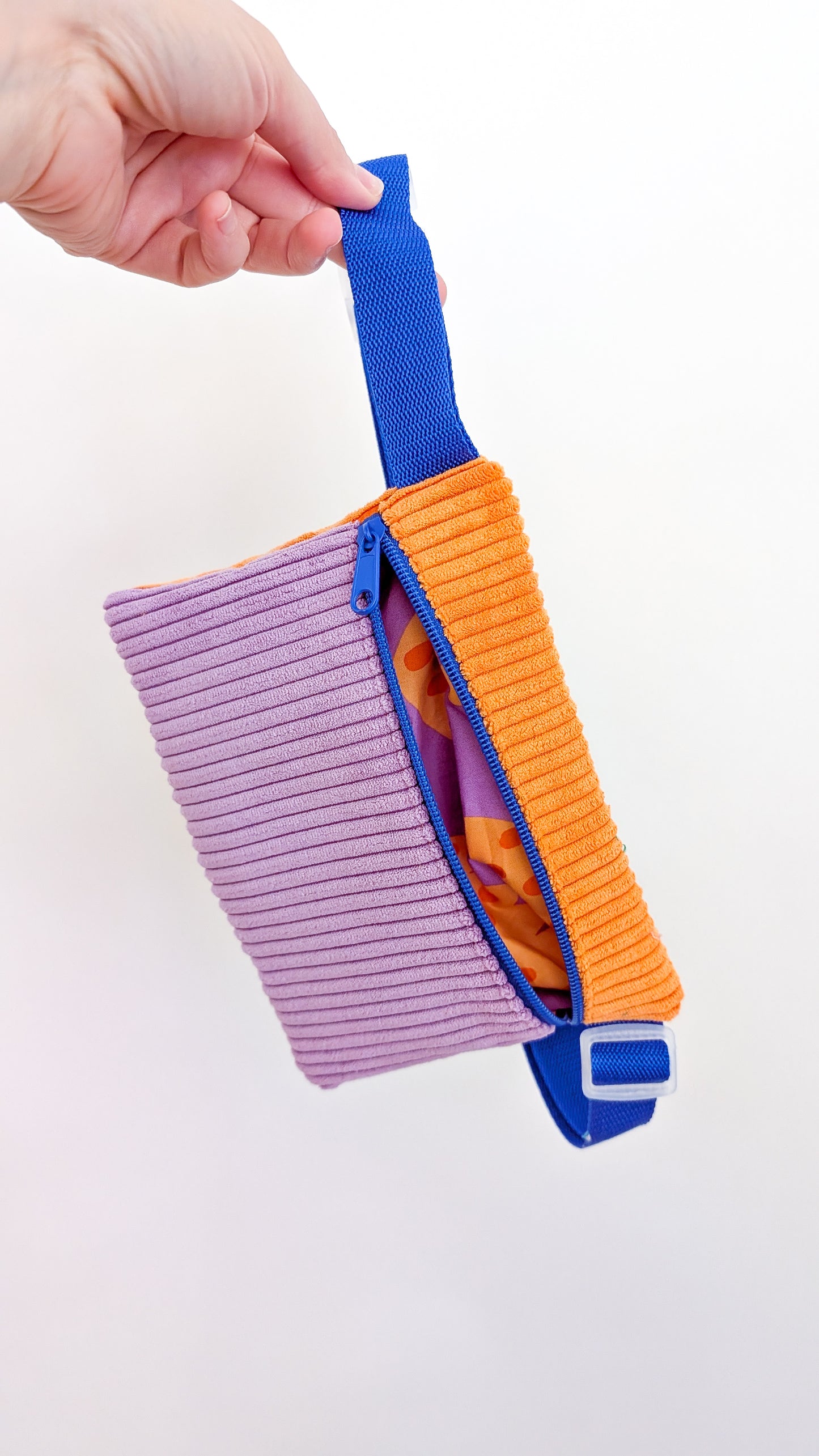 Kiddie Bag - Cord Colorblock Kids Bauchtasche für Mama und Kind - 4 Styles