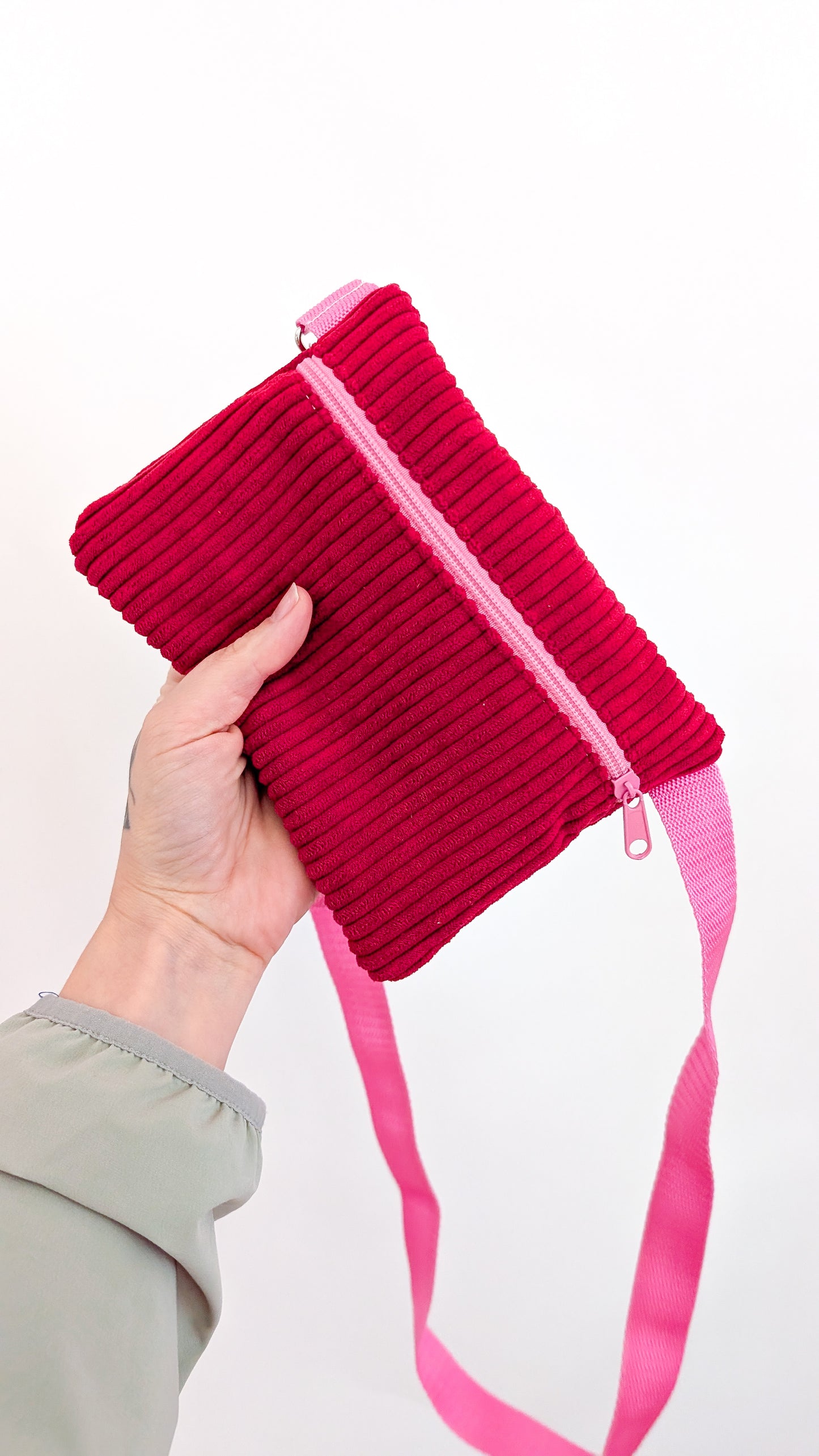Kiddie Bag - Cord Colorblock Kids Bauchtasche für Mama und Kind - 4 Styles
