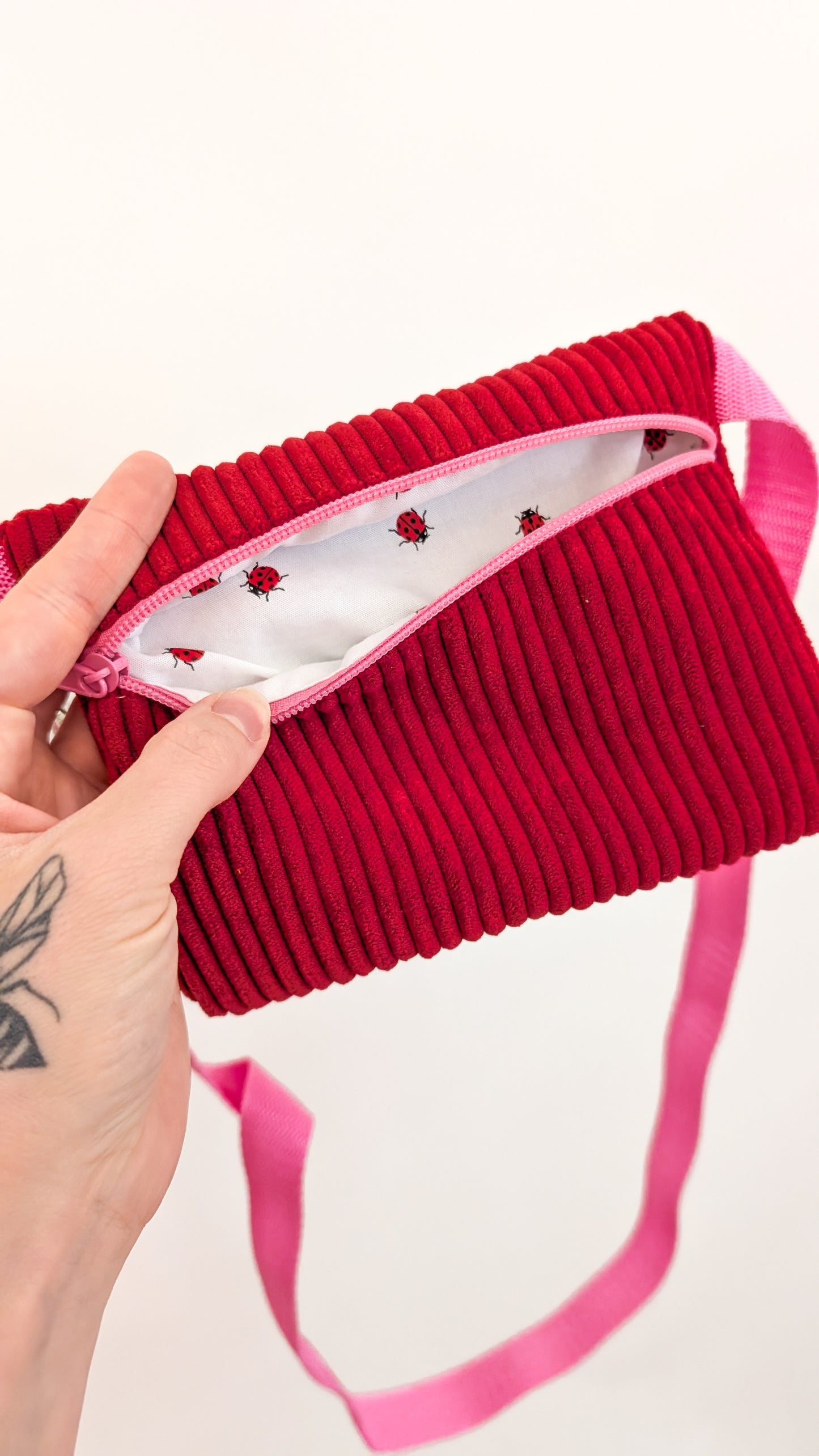 Kiddie Bag - Cord Colorblock Kids Bauchtasche für Mama und Kind - 4 Styles