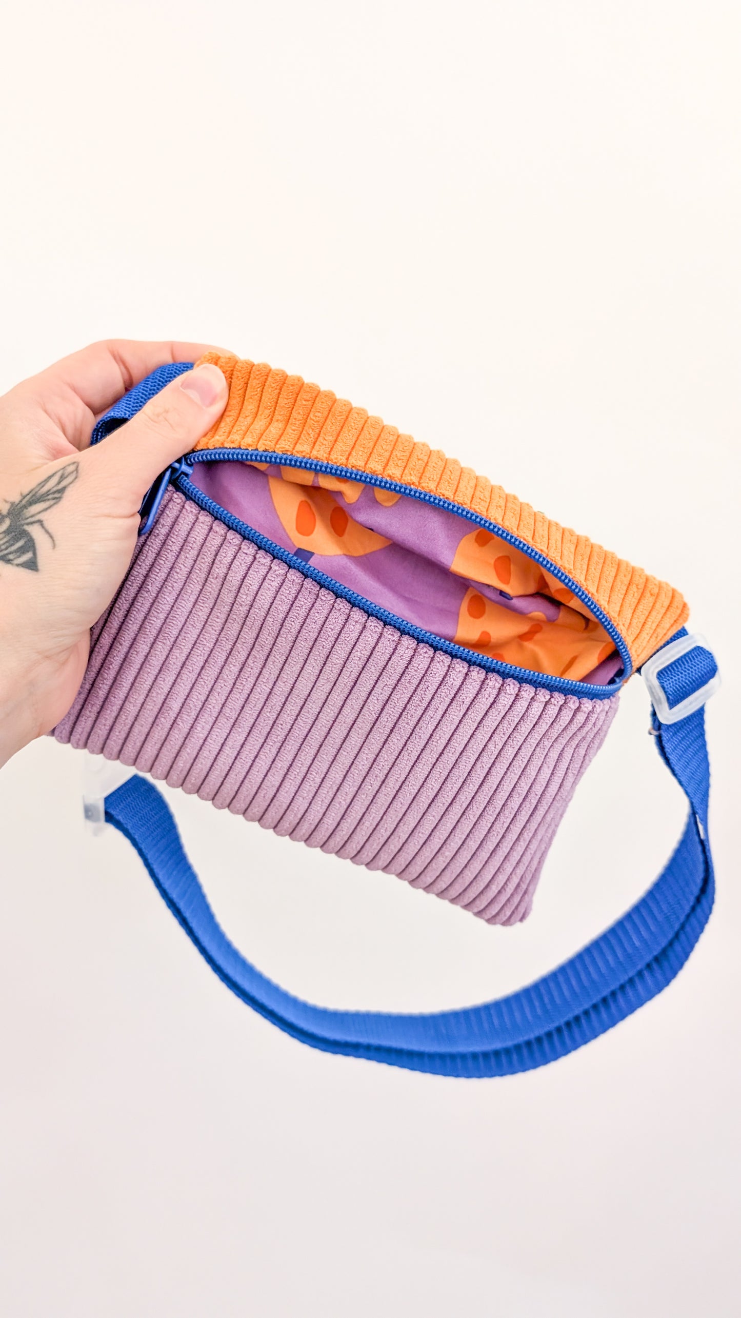 Kiddie Bag - Cord Colorblock Kids Bauchtasche für Mama und Kind - 4 Styles