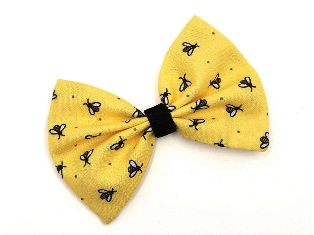 Haarschleife Haarclip BIENEN - 3 Farben