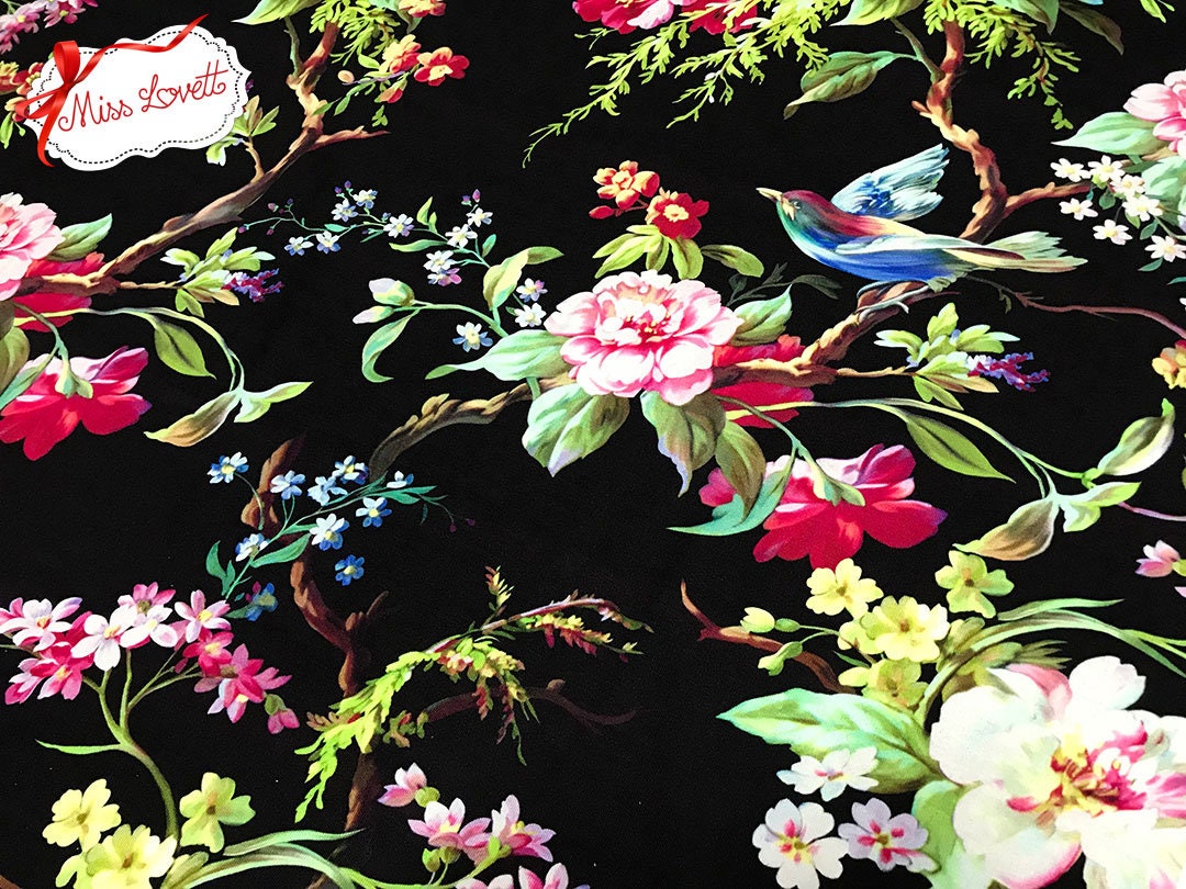 Verspieltes Turban Stirnband Tropisch mit Blumen