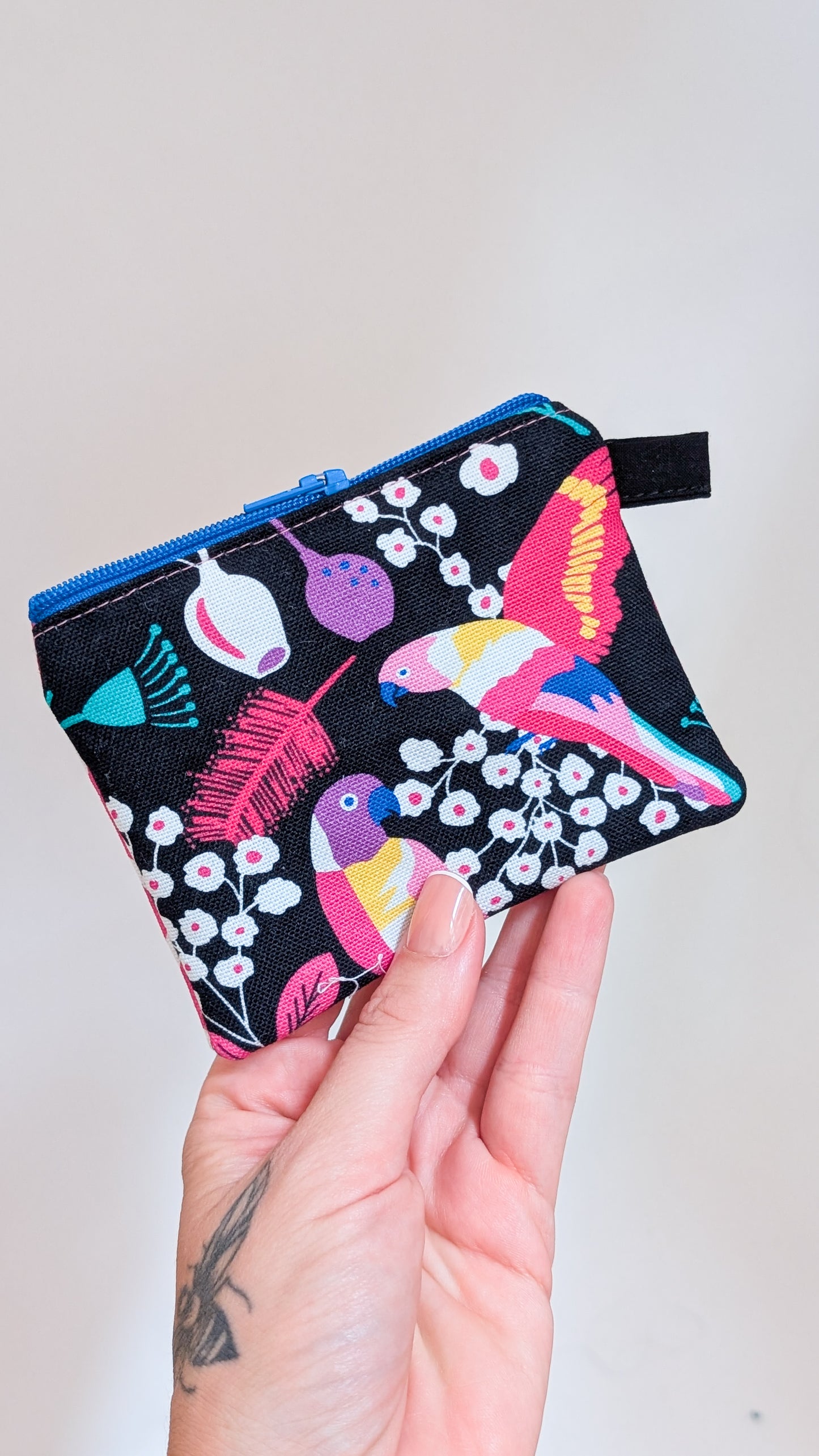 Bunte Colorblock Geldbörse Geldbeutel BIRDS