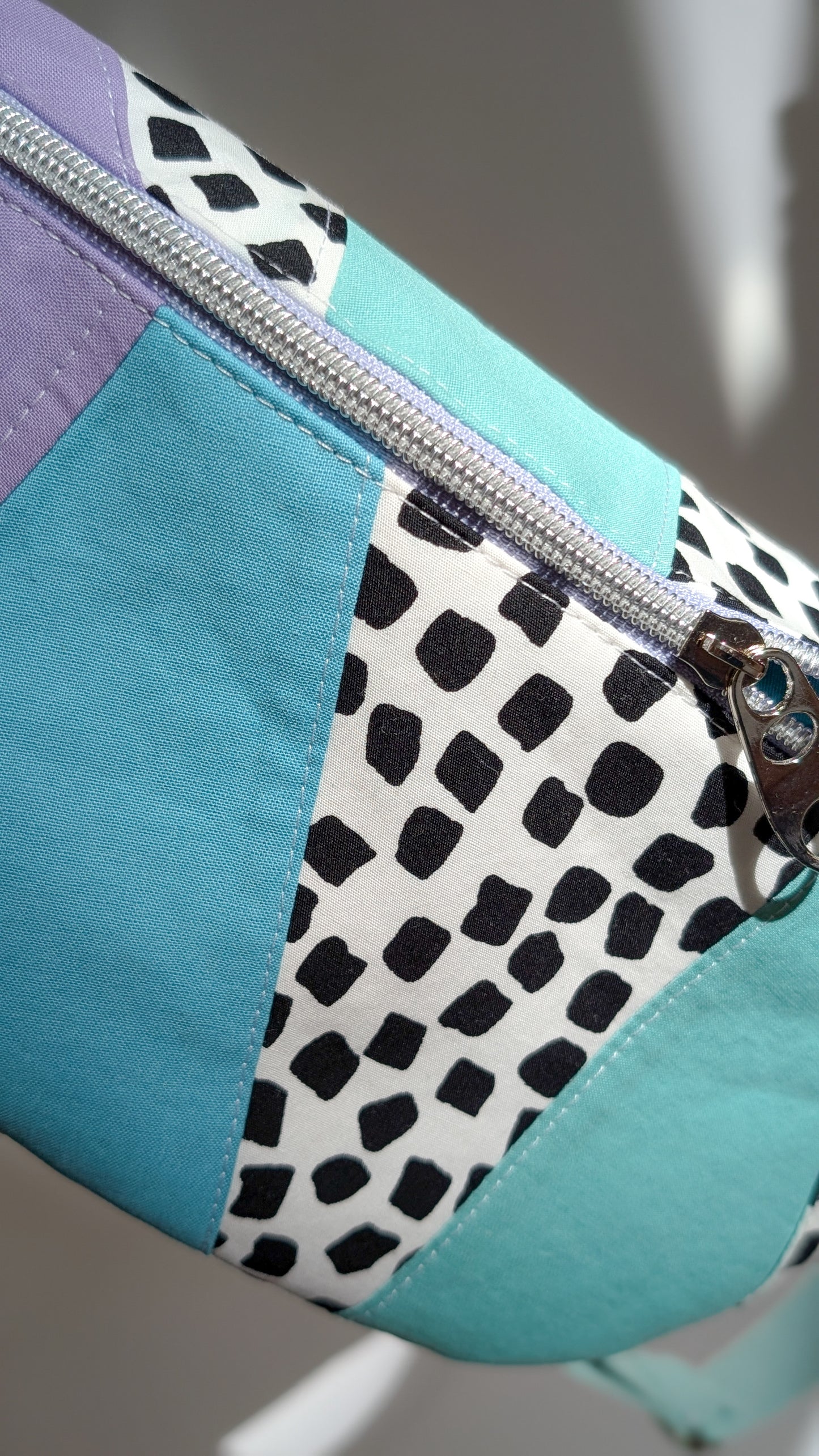 Zero Waste Patchwork - Bauchtasche Pastell Mint Einzelstück