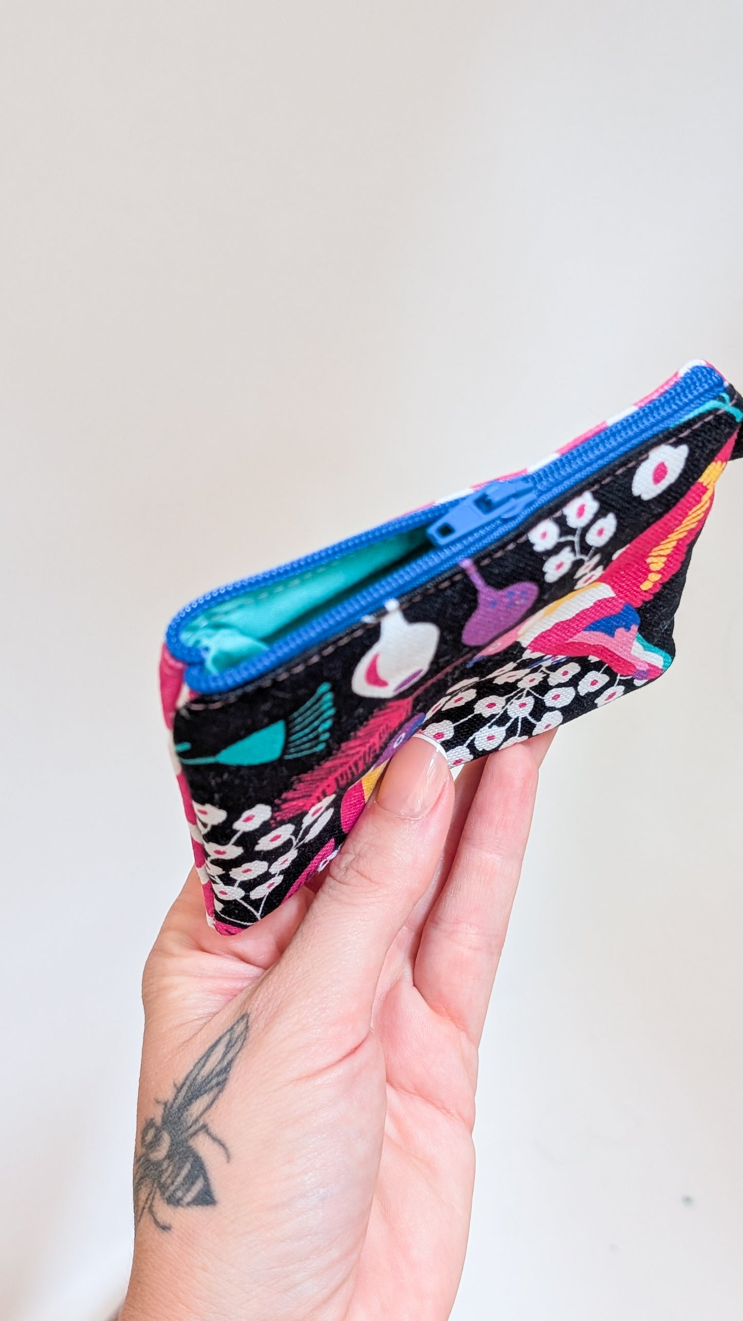 Bunte Colorblock Geldbörse Geldbeutel BIRDS