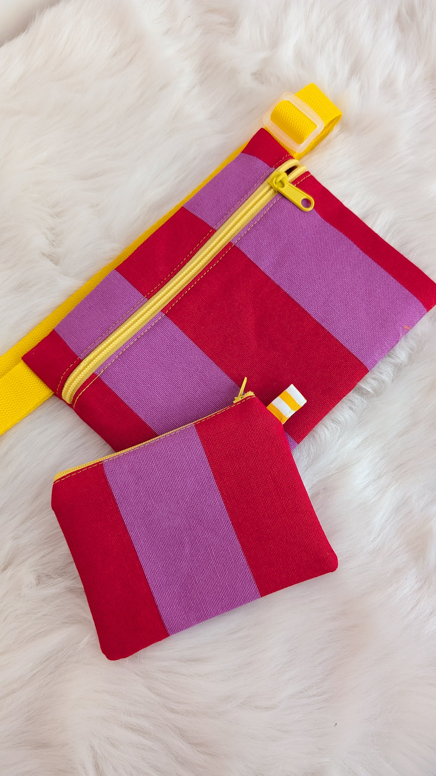 Kiddie Bag - Colorblock STRIPES Kids Bauchtasche für Mama und Kind