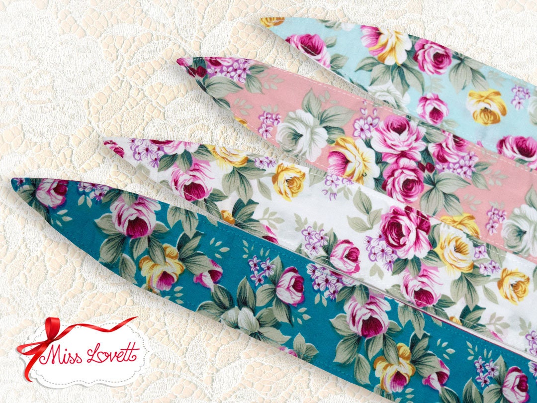 Reversible Rockabilly Headband 2-in-1 VINTAGE ROSES
