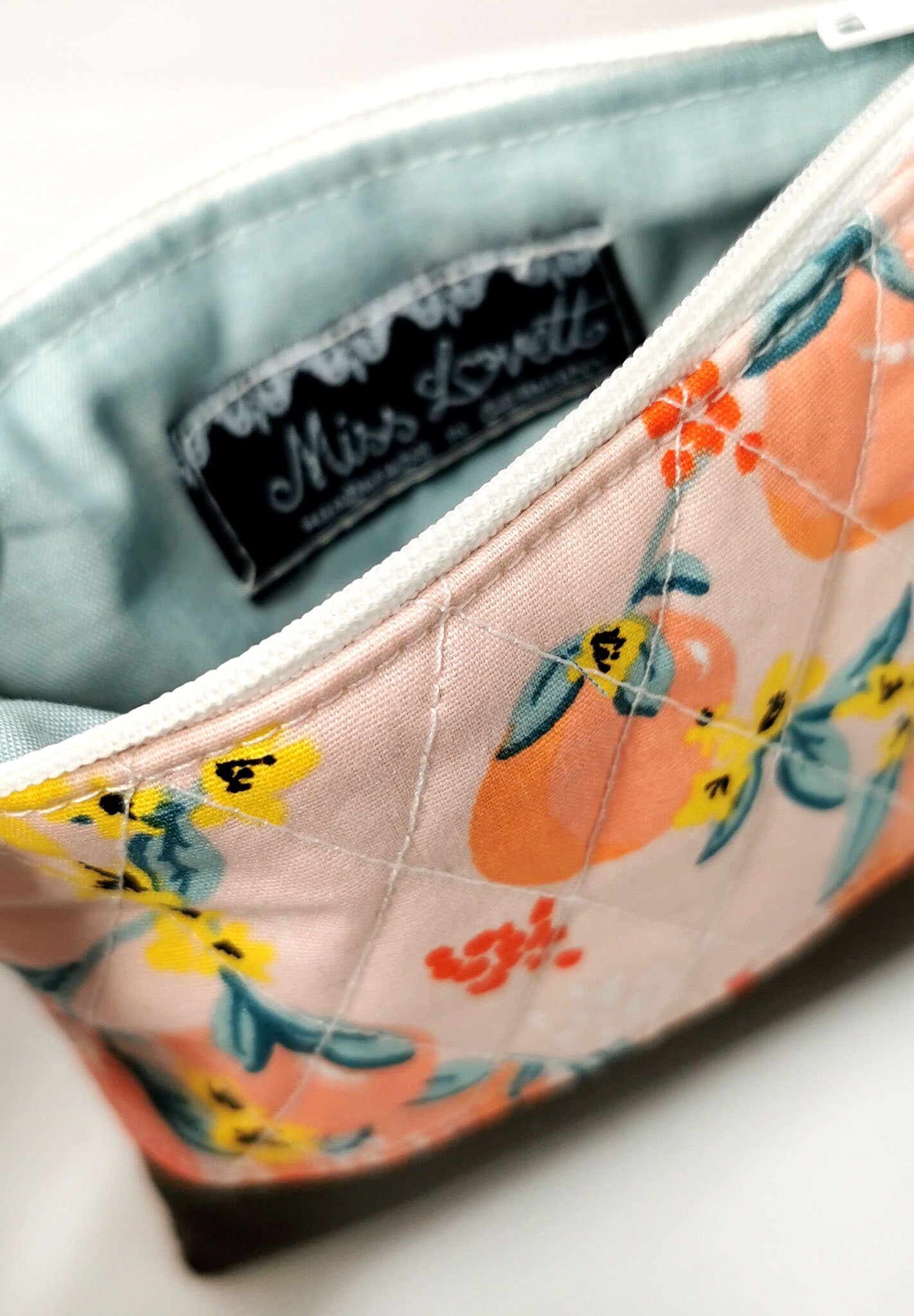 Patchwork Quilt Coin Purse TANGERINES