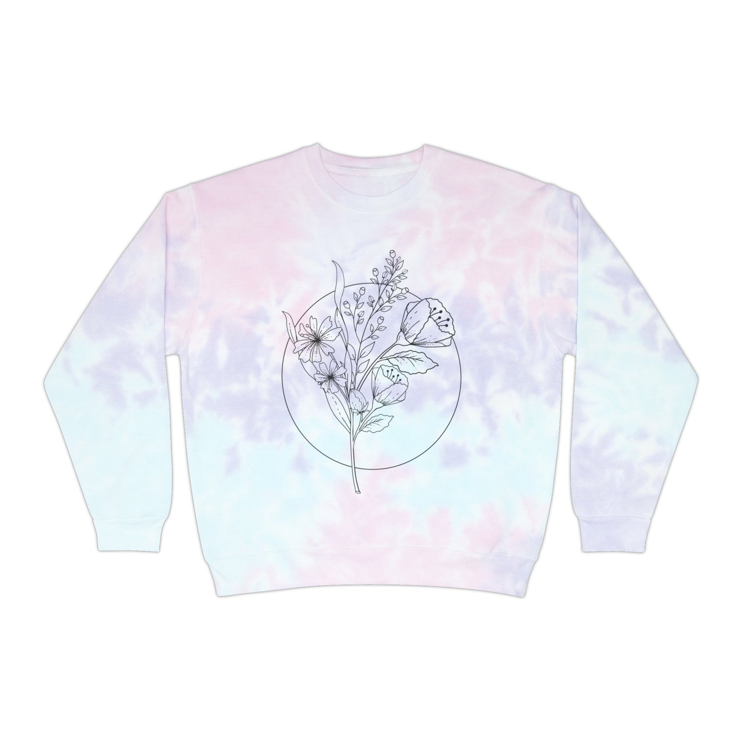 FLOWERS Unisex Batik Sweatshirt