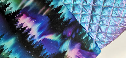 Holografische Aurora Borealis 80s Bauchtasche Hipbag Stepper LIMITIERT