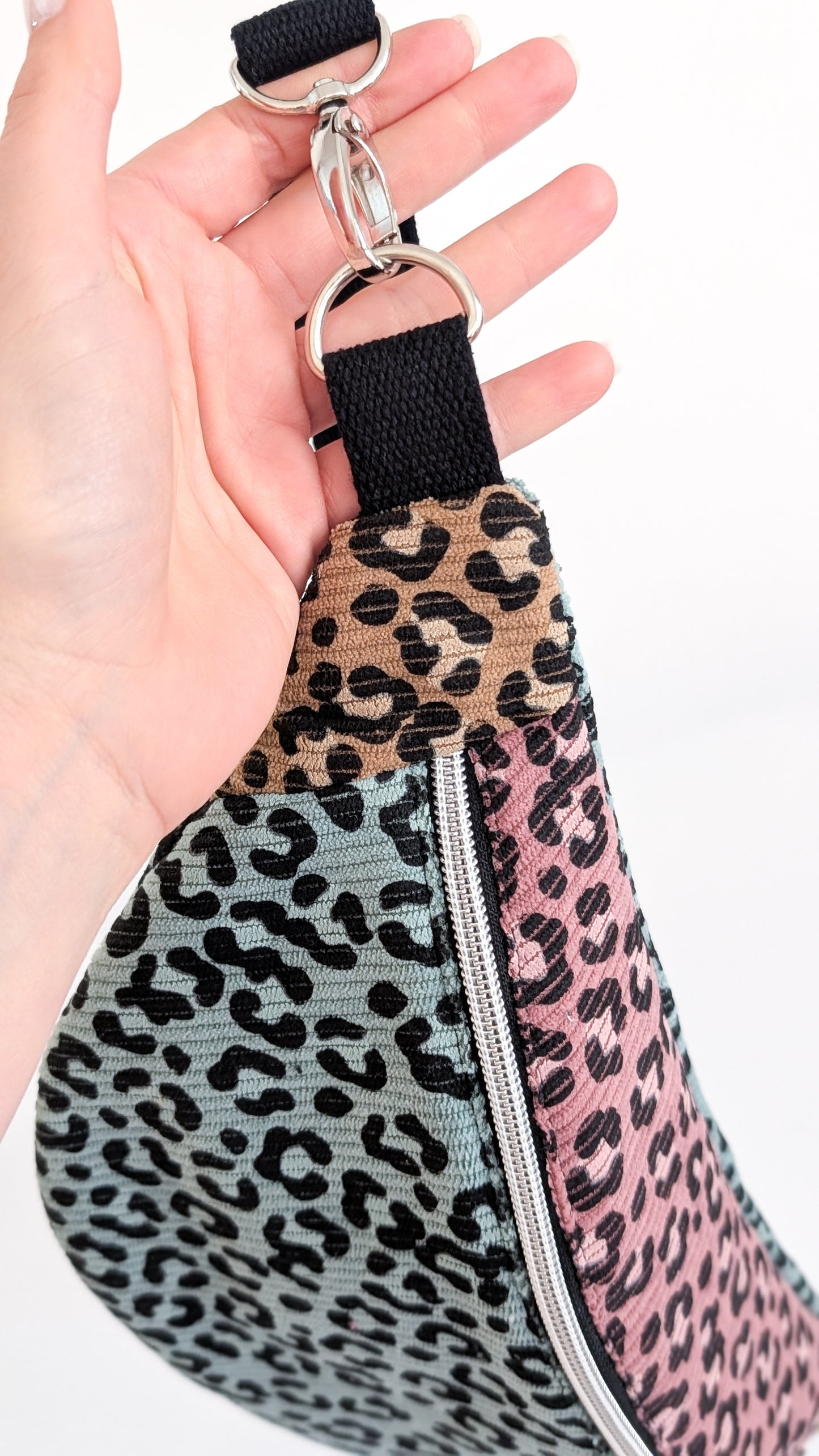 Cord Colourblock Cord Bauchtasche Hipbag Umhängetasche Pastell LEO