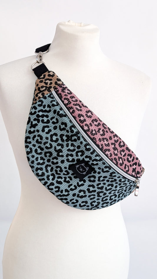 Cord Colourblock Cord Bauchtasche Hipbag Umhängetasche Pastell LEO