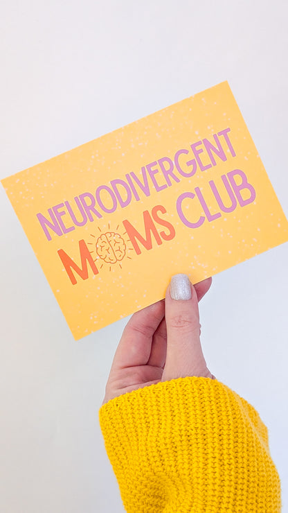 Postkarte "NEURODIVERGENT MOM"