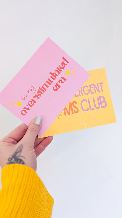 Postkarte "NEURODIVERGENT MOM"