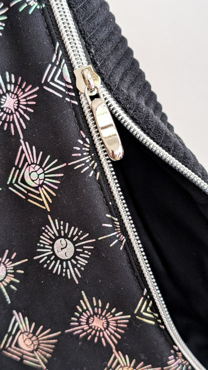 Hipbag Bauchtasche Crossbody Bag Schwarz MOONPHASES Halloween