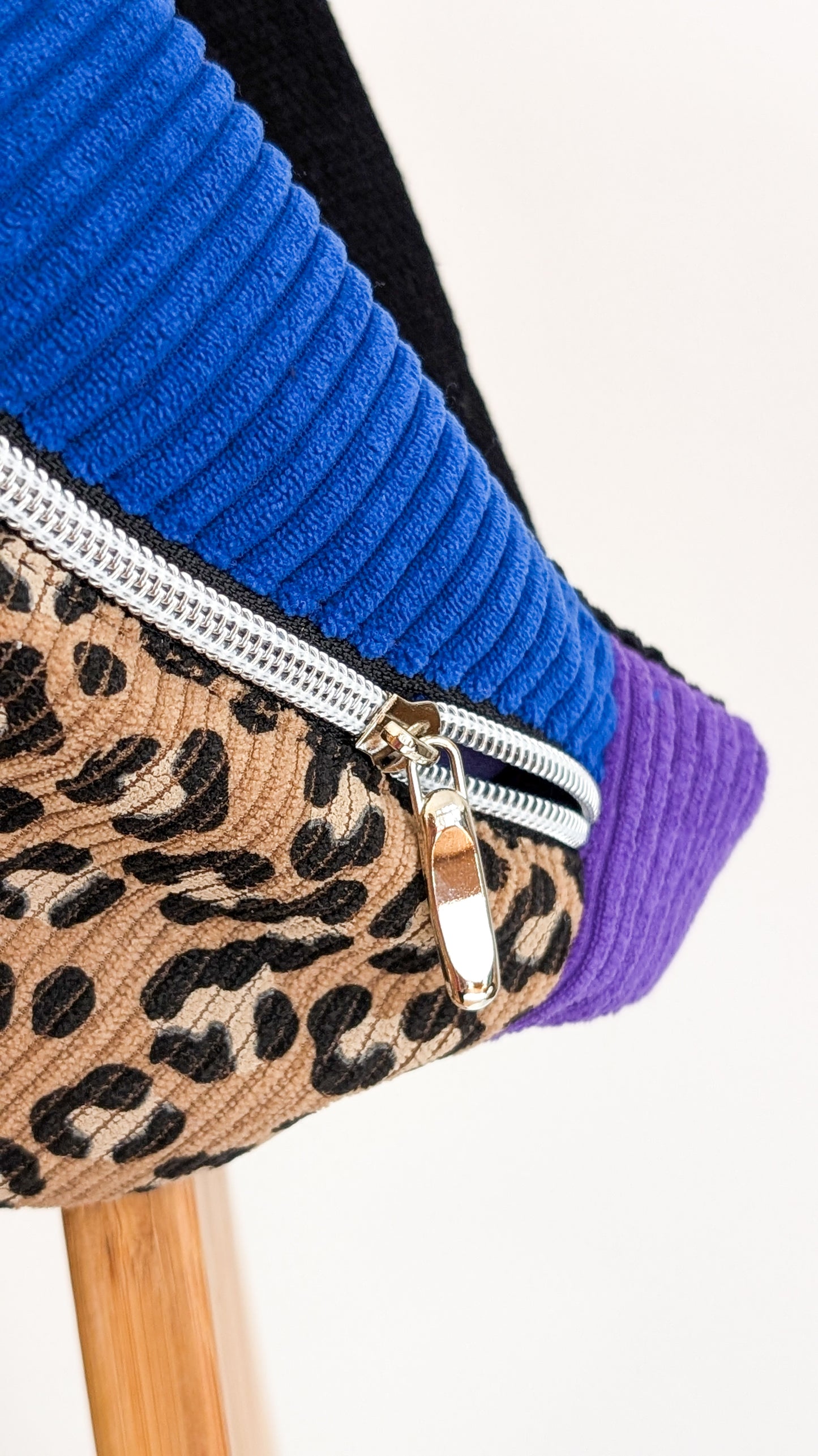 Cord Colourblock Cord Bauchtasche Hipbag Umhängetasche LEO #1