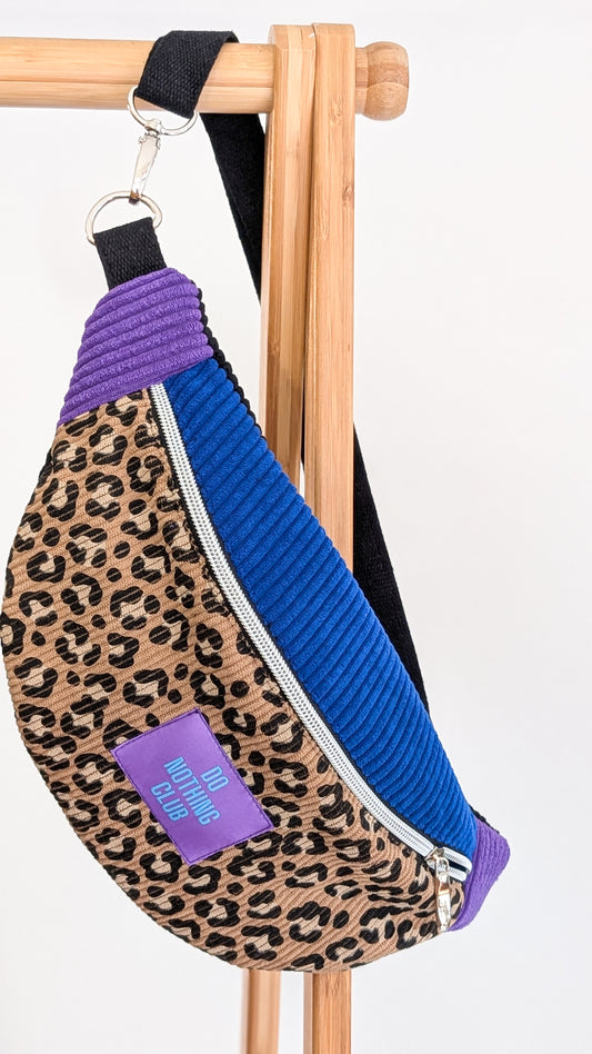 Cord Colourblock Cord Bauchtasche Hipbag Umhängetasche LEO #1