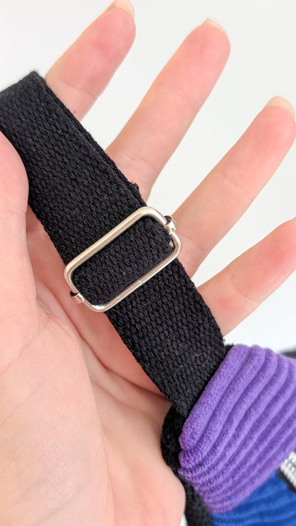 Cord Colourblock Cord Bauchtasche Hipbag Umhängetasche LEO #1