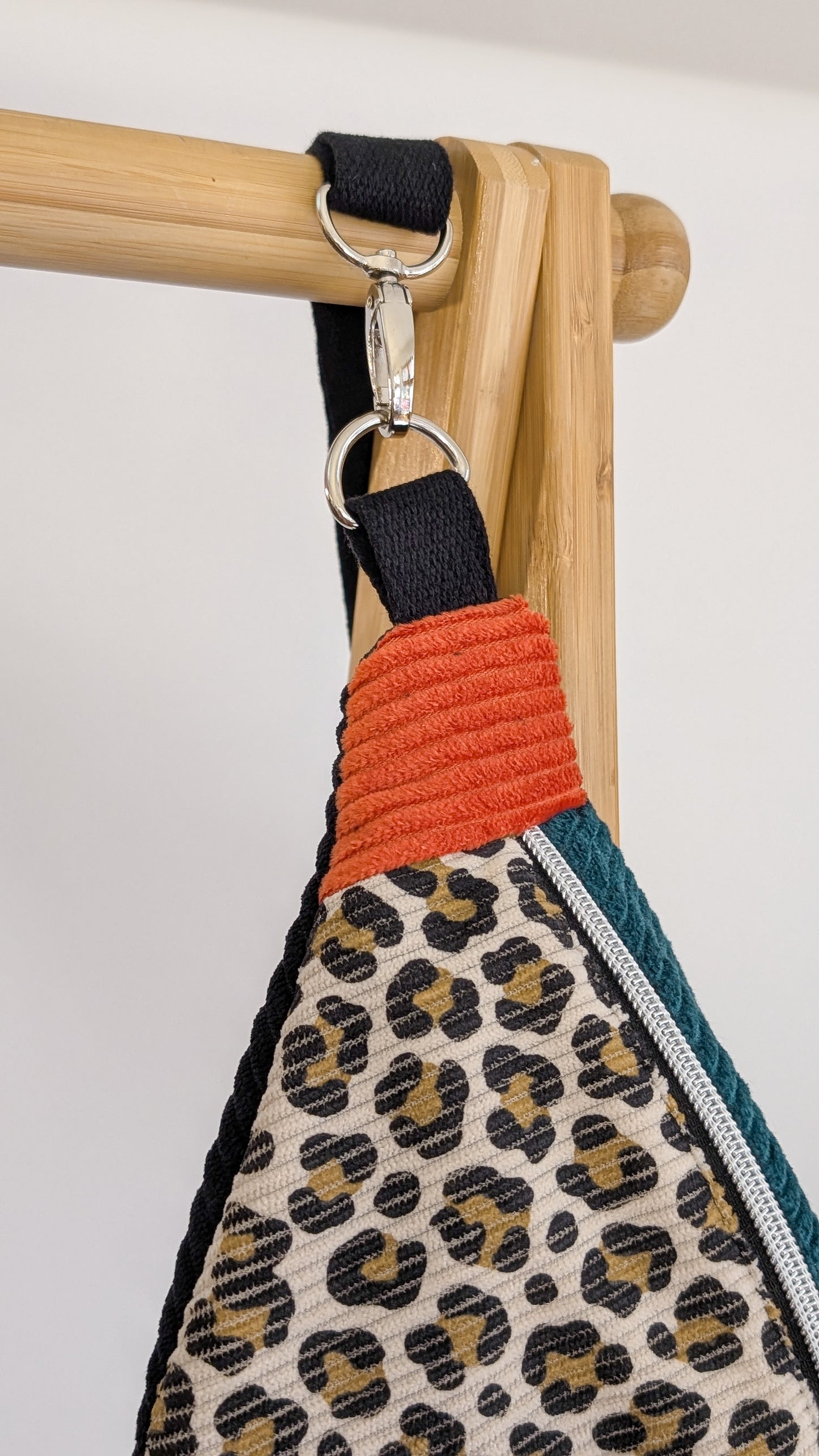 Cord Colourblock Cord Bauchtasche Hipbag Umhängetasche LEO #2