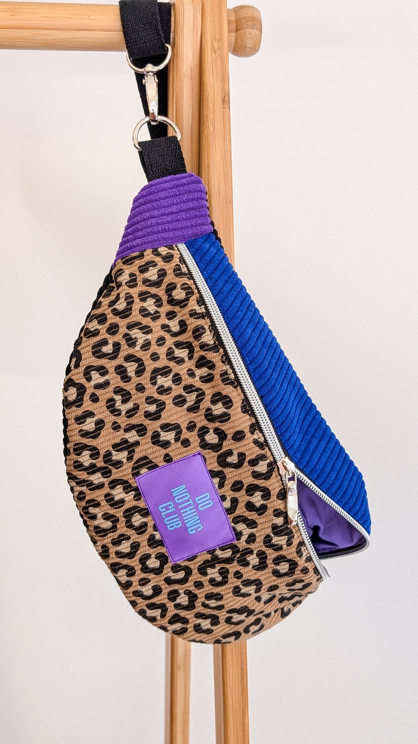 Cord Colourblock Cord Bauchtasche Hipbag Umhängetasche LEO #1