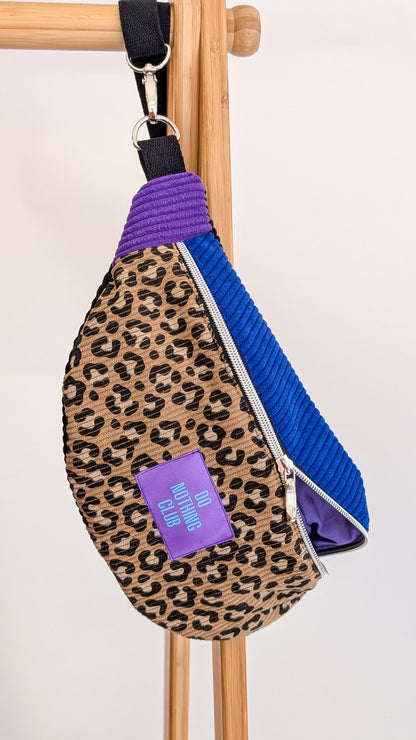 Cord Colourblock Cord Bauchtasche Hipbag Umhängetasche LEO #1