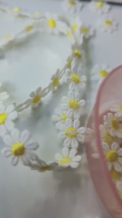 Pastell Cord Hipbag Bauchtasche Daisies - Mint oder Rosa