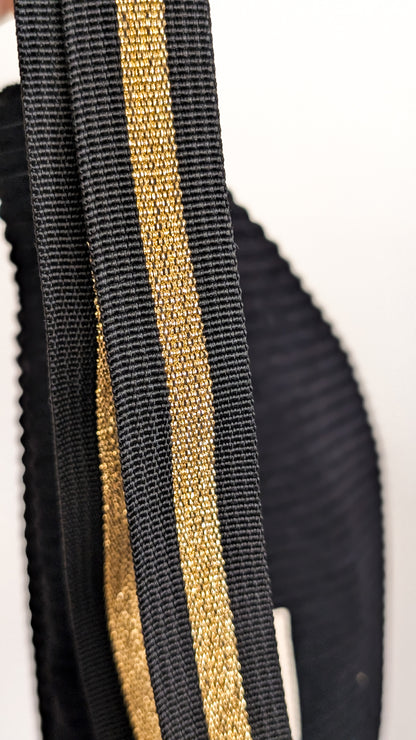 Zero Waste Bauchtasche Crossbody Bag Schwarz Gold Witch Halloween EINZELSTÜCK