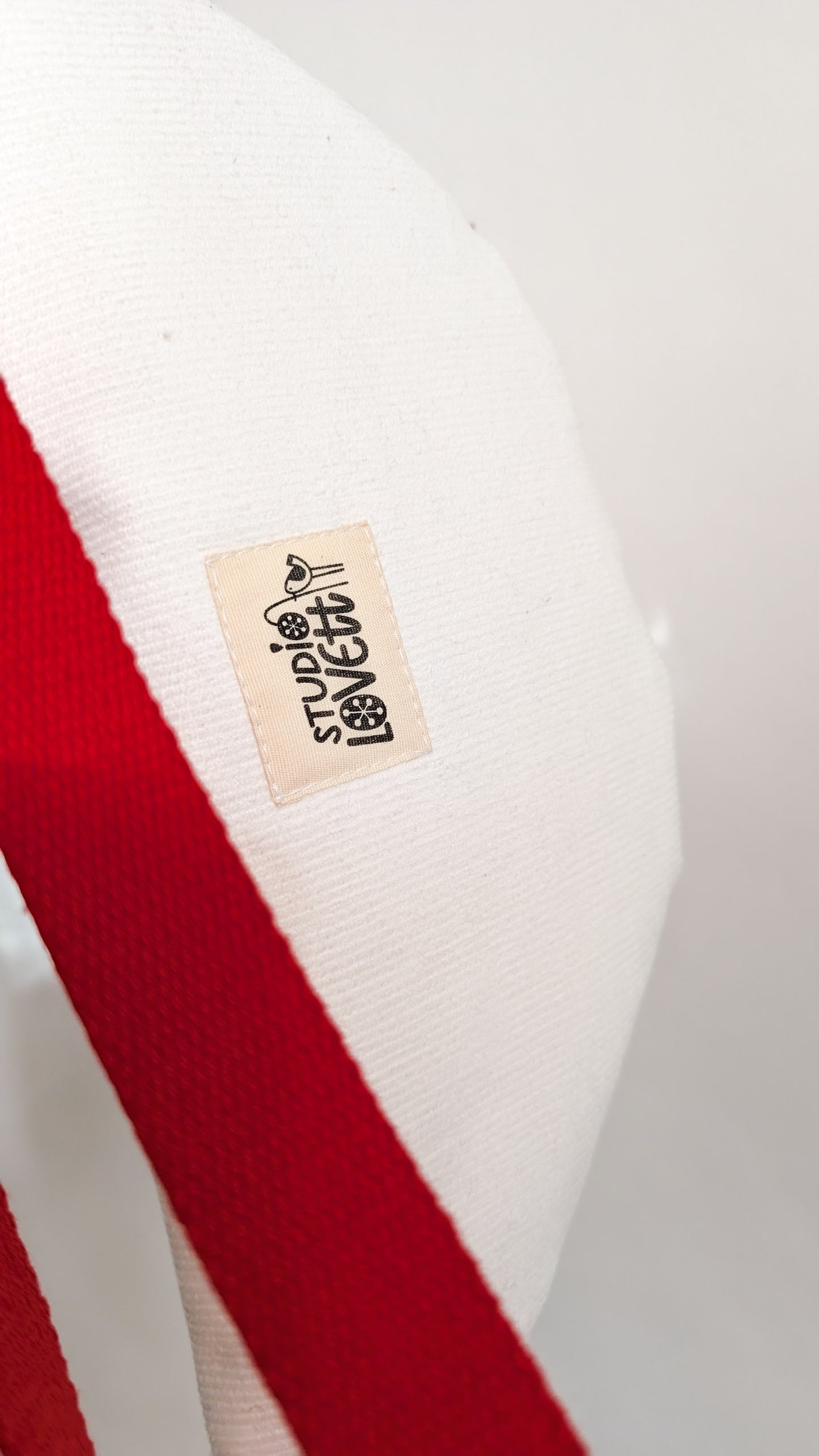 Weihnachten Hipbag Streifen Bauchtasche Patchwork Tasche Rot/Weiß LIMITIERT