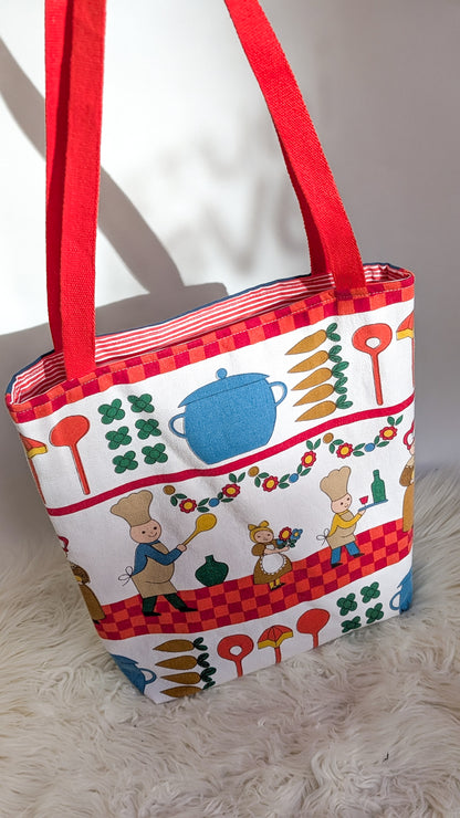 Upcycling Tote Bags Nachhaltige Einkaufstaschen von Omi