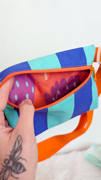 Kiddie Bag - Colorblock STRIPES Kids Bauchtasche für Mama und Kind
