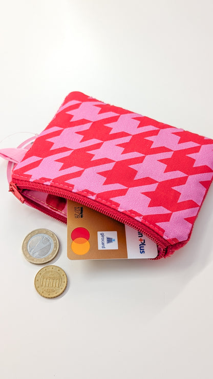 Bunte Cord Colorblock Geldbörse Geldbeutel TULIPS