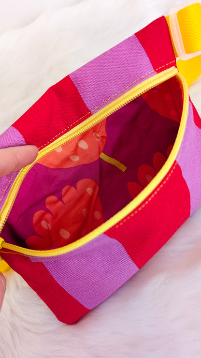 Kiddie Bag - Colorblock STRIPES Kids Bauchtasche für Mama und Kind