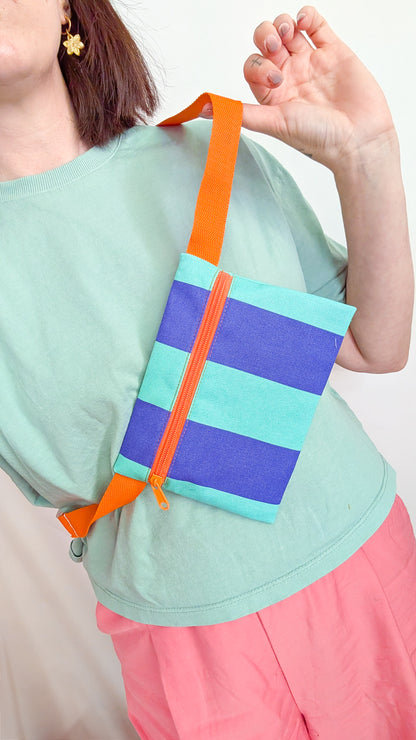 Kiddie Bag - Colorblock STRIPES Kids Bauchtasche für Mama und Kind