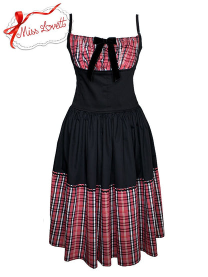 SALE | ANNIE_01 Corsagen Cocktail Kleid Tartan - LIMITIERT